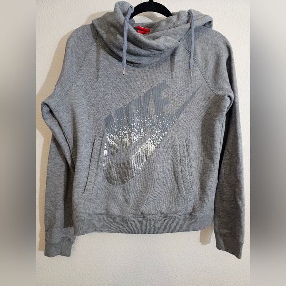 Nike Women's Gray Hoodie - Picture 1 of 7